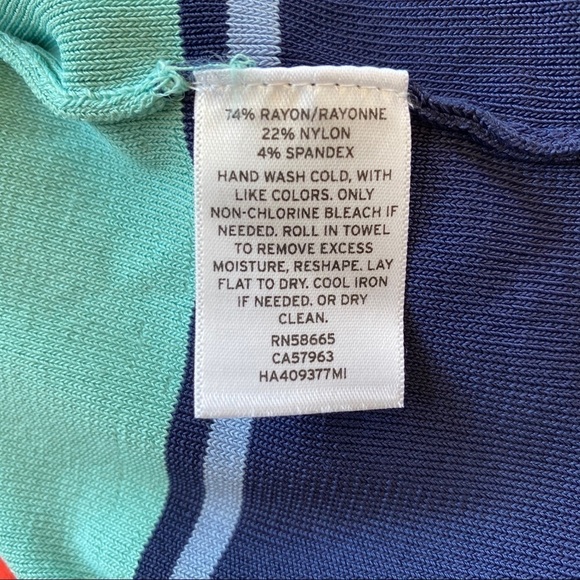 Halogen NEW Multi Colored Striped Maxi Dre… - Picture 5 of 5